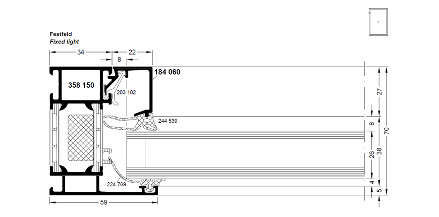 System 70mm CSTB recy